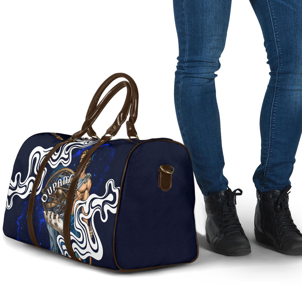 Uranus The Primal Sky Greek God Travel Bag Vintage Celestial Armillary Sphere Cosmos Mythology