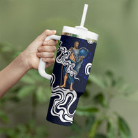 Uranus The Primal Sky Greek God Tumbler With Handle Vintage Celestial Armillary Sphere Cosmos Mythology