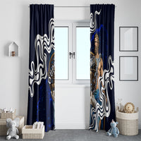 Uranus The Primal Sky Greek God Window Curtain Vintage Celestial Armillary Sphere Cosmos Mythology