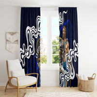 Uranus The Primal Sky Greek God Window Curtain Vintage Celestial Armillary Sphere Cosmos Mythology