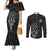viking-odin-couples-matching-mermaid-dress-and-long-sleeve-button-shirts-the-all-father-god-in-norse-mythology-with-runes-pattern