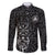 Viking Odin Family Matching Short Sleeve Bodycon Dress and Hawaiian Shirt The All-Father God in Norse Mythology with Runes Pattern - Wonder Print Shop