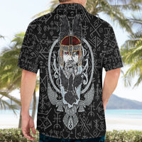 Viking Odin Hawaiian Shirt The All-Father God in Norse Mythology with Runes Pattern - Wonder Print Shop