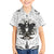 Mystic Valknut and Viking Circle Kid Hawaiian Shirt with Twin Raven Accents - Wonder Print Shop