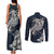 Viking Couples Matching Tank Maxi Dress and Long Sleeve Button Shirts Legendary Viking Boar and Intricate Norse Patterns - Wonder Print Shop