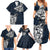 Viking Family Matching Summer Maxi Dress and Hawaiian Shirt Legendary Viking Boar and Intricate Norse Patterns - Wonder Print Shop