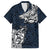 Viking Family Matching Summer Maxi Dress and Hawaiian Shirt Legendary Viking Boar and Intricate Norse Patterns - Wonder Print Shop