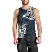 Viking Men Tank Top Legendary Viking Boar and Intricate Norse Patterns - Wonder Print Shop