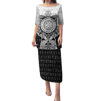 Viking Tattoo Puletasi Hugin And Munin Asgardian Ravens Grunge Art - Wonder Print Shop