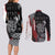 Viking Couples Matching Long Sleeve Bodycon Dress and Long Sleeve Button Shirts Warrior Come To Valhalla - Wonder Print Shop