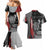 Viking Couples Matching Mermaid Dress and Hawaiian Shirt Warrior Come To Valhalla - Wonder Print Shop