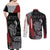 Viking Couples Matching Off Shoulder Maxi Dress and Long Sleeve Button Shirts Warrior Come To Valhalla - Wonder Print Shop