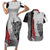 Viking Couples Matching Short Sleeve Bodycon Dress and Hawaiian Shirt Warrior Come To Valhalla - Wonder Print Shop