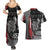 Viking Couples Matching Summer Maxi Dress and Hawaiian Shirt Warrior Come To Valhalla - Wonder Print Shop