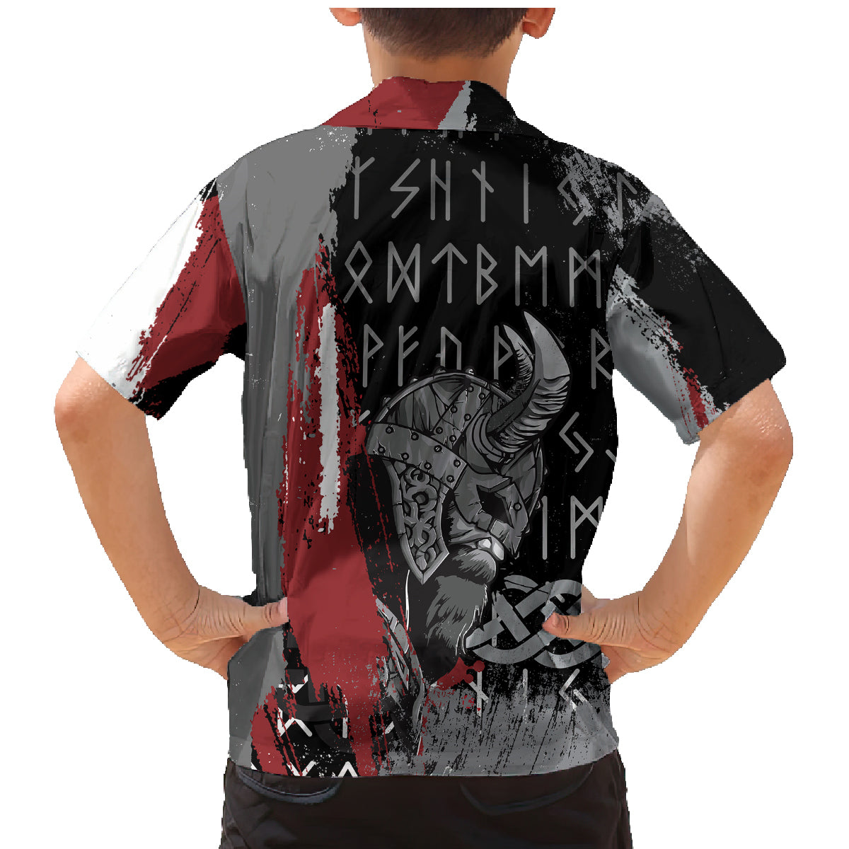 Viking Family Matching Mermaid Dress and Hawaiian Shirt Warrior Come To Valhalla - Wonder Print Shop