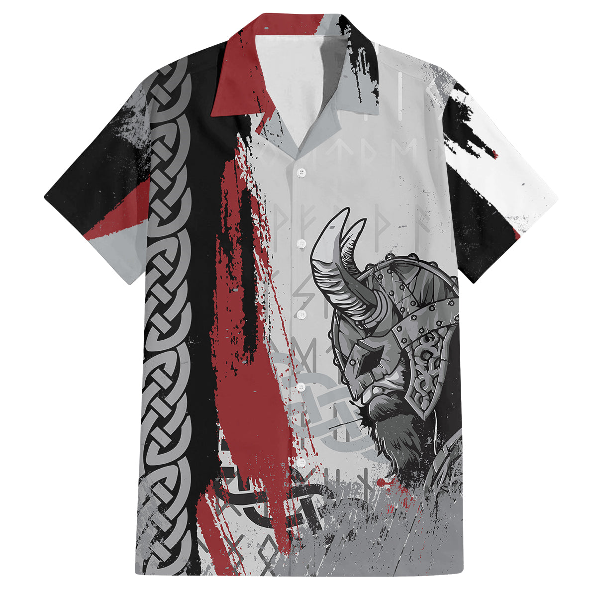 Viking Family Matching Off Shoulder Maxi Dress and Hawaiian Shirt Warrior Come To Valhalla - Wonder Print Shop