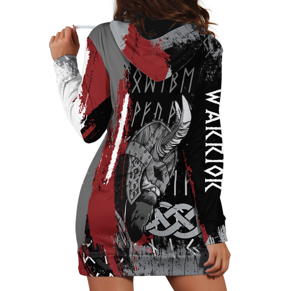 Viking Hoodie Dress Warrior Come To Valhalla - Wonder Print Shop