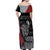 Viking Off Shoulder Maxi Dress Warrior Come To Valhalla - Wonder Print Shop