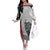 Viking Off The Shoulder Long Sleeve Dress Warrior Come To Valhalla - Wonder Print Shop