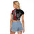 Viking Raglan Cropped T Shirt Warrior Come To Valhalla - Wonder Print Shop