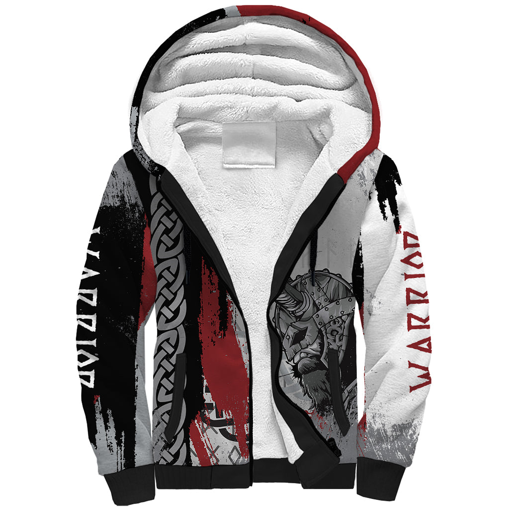Viking Sherpa Hoodie Warrior Come To Valhalla - Wonder Print Shop