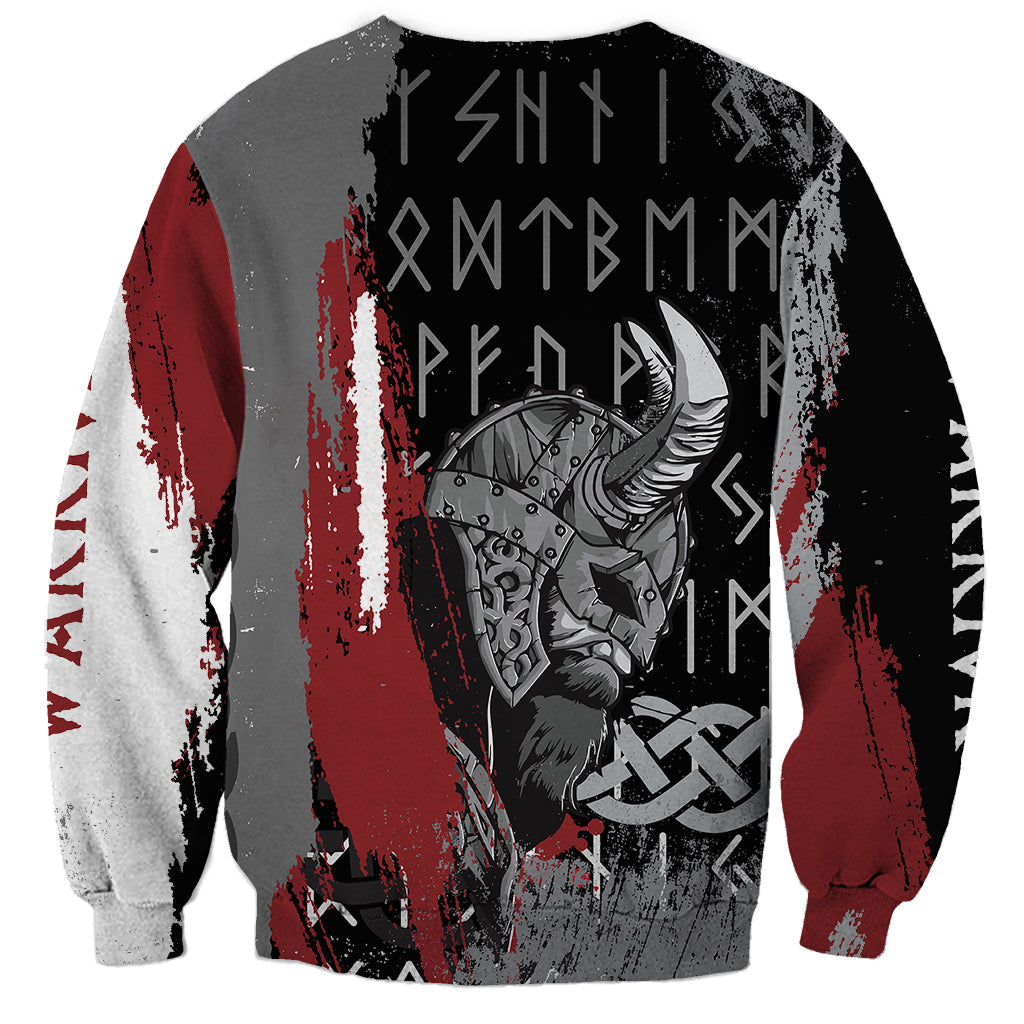 Viking Sweatshirt Warrior Come To Valhalla - Wonder Print Shop