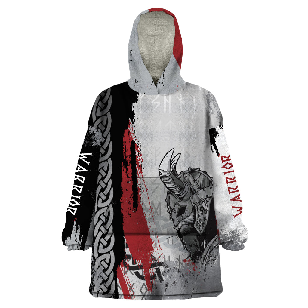 Viking Wearable Blanket Hoodie Warrior Come To Valhalla - Wonder Print Shop