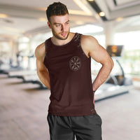 Viking Men Tank Top Yggdrasil Pattern And Ancient Rune - Wonder Print Shop