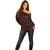 Viking Off Shoulder Sweater Yggdrasil Pattern And Ancient Rune - Wonder Print Shop
