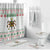 Mexico Christmas Bathroom Set with Piñata Star Design and Red Green Snowflake Pattern - Wonder Print Shop
