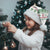 Mexico Christmas Santa Hat with Piñata Star Design and Red Green Snowflake Pattern - Wonder Print Shop