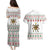 Mexico Christmas Couples Matching Puletasi and Hawaiian Shirt with Piñata Star Design and Red Green Snowflake Pattern - Wonder Print Shop