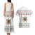 Mexico Christmas Couples Matching Tank Maxi Dress and Hawaiian Shirt with Piñata Star Design and Red Green Snowflake Pattern - Wonder Print Shop