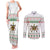 Mexico Christmas Couples Matching Tank Maxi Dress and Long Sleeve Button Shirt with Piñata Star Design and Red Green Snowflake Pattern - Wonder Print Shop