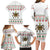 Mexico Christmas Family Matching Long Sleeve Bodycon Dress and Hawaiian Shirt with Piñata Star Design and Red Green Snowflake Pattern - Wonder Print Shop
