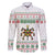 Mexico Christmas Family Matching Long Sleeve Bodycon Dress and Hawaiian Shirt with Piñata Star Design and Red Green Snowflake Pattern - Wonder Print Shop