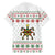 Mexico Christmas Family Matching Short Sleeve Bodycon Dress and Hawaiian Shirt with Piñata Star Design and Red Green Snowflake Pattern - Wonder Print Shop