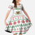 Mexico Christmas Family Matching Summer Maxi Dress and Hawaiian Shirt with Piñata Star Design and Red Green Snowflake Pattern - Wonder Print Shop