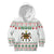Mexico Christmas Kid Hoodie with Piñata Star Design and Red Green Snowflake Pattern - Wonder Print Shop