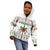 Mexico Christmas Kid Hoodie with Piñata Star Design and Red Green Snowflake Pattern - Wonder Print Shop