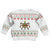 Mexico Christmas Kid Ugly Christmas Sweater with Piñata Star Design and Red Green Snowflake Pattern - Wonder Print Shop