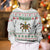 Mexico Christmas Kid Ugly Christmas Sweater with Piñata Star Design and Red Green Snowflake Pattern - Wonder Print Shop