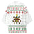Mexico Christmas Kimono with Piñata Star Design and Red Green Snowflake Pattern - Wonder Print Shop