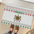 Mexico Christmas Rubber Doormat with Piñata Star Design and Red Green Snowflake Pattern - Wonder Print Shop