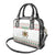 Mexico Christmas Shoulder Handbag with Piñata Star Design and Red Green Snowflake Pattern - Wonder Print Shop