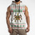 Mexico Christmas Sleeveless Zip Hoodie with Piñata Star Design and Red Green Snowflake Pattern - Wonder Print Shop