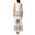 Mexico Christmas Tank Maxi Dress with Piñata Star Design and Red Green Snowflake Pattern - Wonder Print Shop