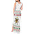 Mexico Christmas Tank Maxi Dress with Piñata Star Design and Red Green Snowflake Pattern - Wonder Print Shop