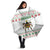 Mexico Christmas Umbrella with Piñata Star Design and Red Green Snowflake Pattern - Wonder Print Shop