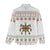 Mexico Christmas Women Casual Shirt with Piñata Star Design and Red Green Snowflake Pattern - Wonder Print Shop